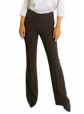 Pantalone scampanato con zip Options