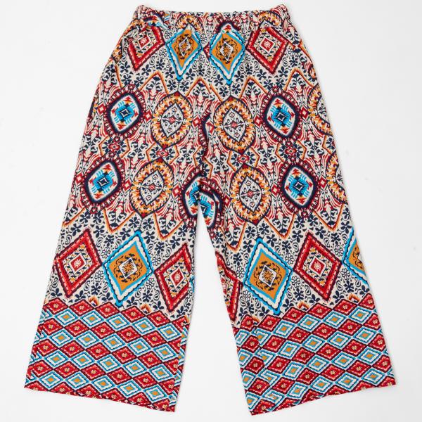 Pantalone in raso a palazzo con doppia fantasia - DONNA - PATRIZIA PEPE